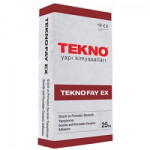 TEGELLIJM 25kg  WIT  TEKNOFAY EX SUPER HECHTEND TEGELLIJM 25kg vloer & wand C2TE 