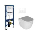 Geberit UP100 Toiletset met Modern Design Wandcloset (BIDET OPTIONEEL)